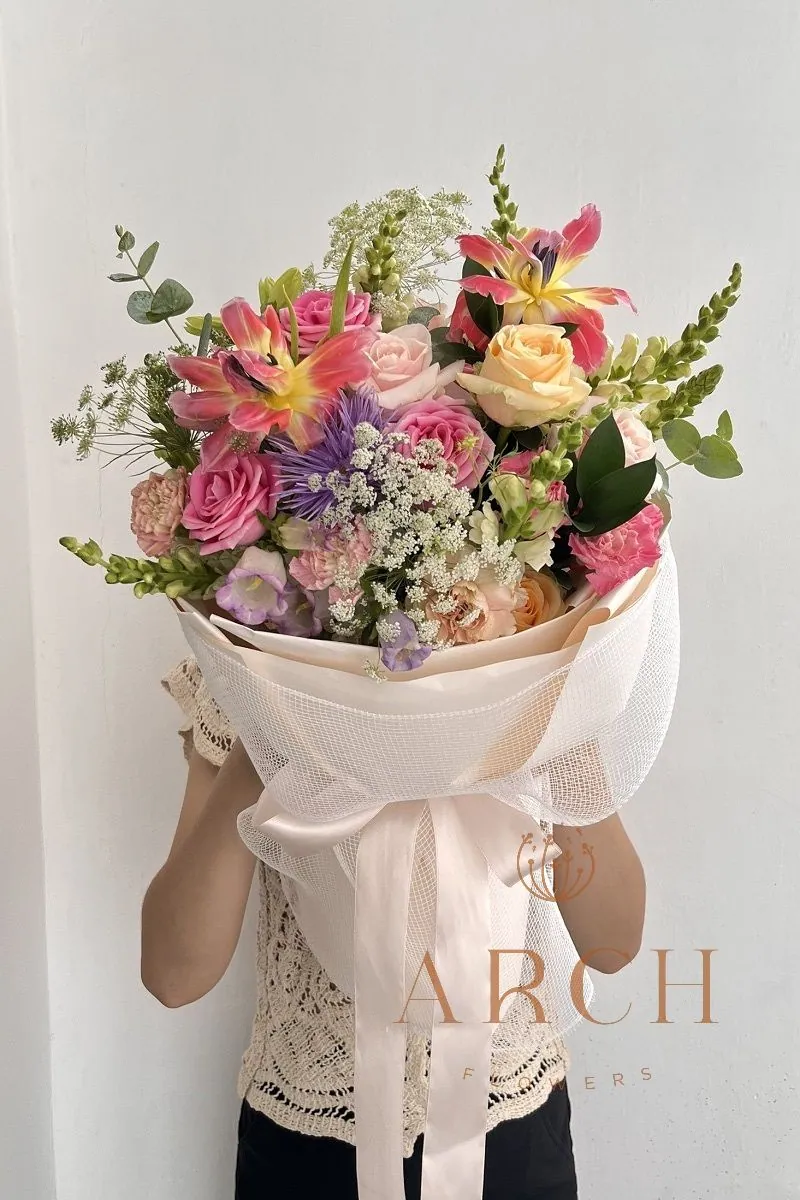 Bó Hoa Tặng Sinh Nhật Hiện Đại