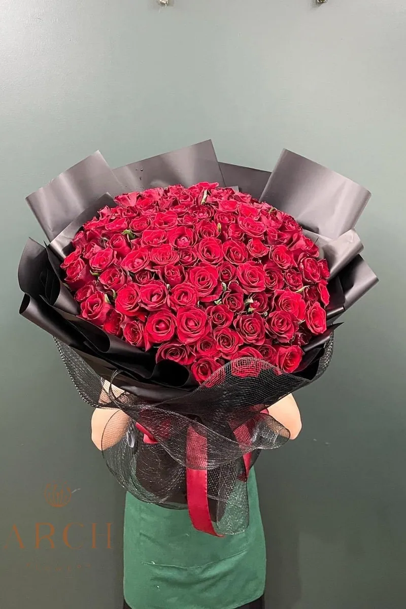 Bó Hoa Hồng Đỏ 99 Bông Hoa