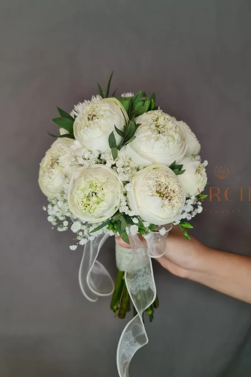 Hoa Cưới Sen Trắng Đẹp
