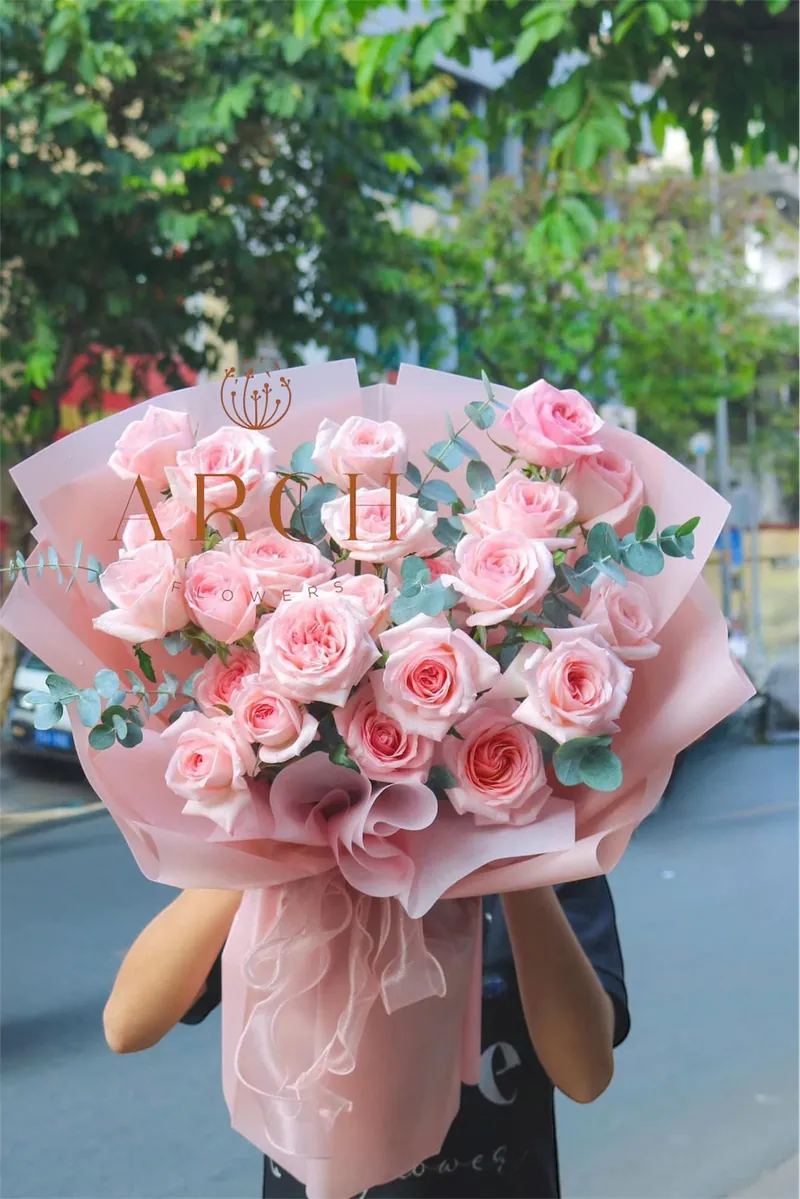Bó Hoa Hồng Giống Nhập
