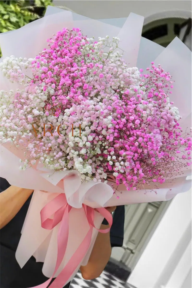 Bó Hoa Bibi Hồng Nhập
